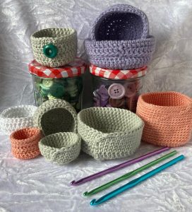 Learn to Crochet - Mini Baskets - Workshop