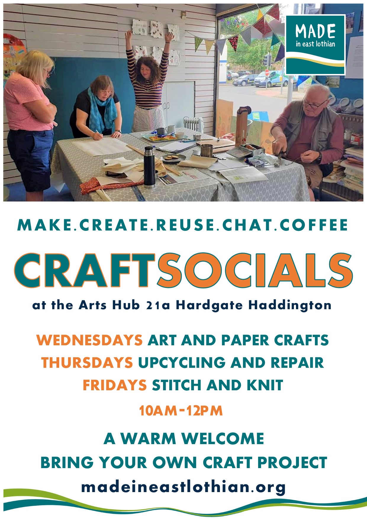 Craft Socials - Mornings - Wednesday Thursday Friday