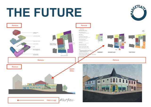 Marketgate - colour visualisation of community-led redevelopment
