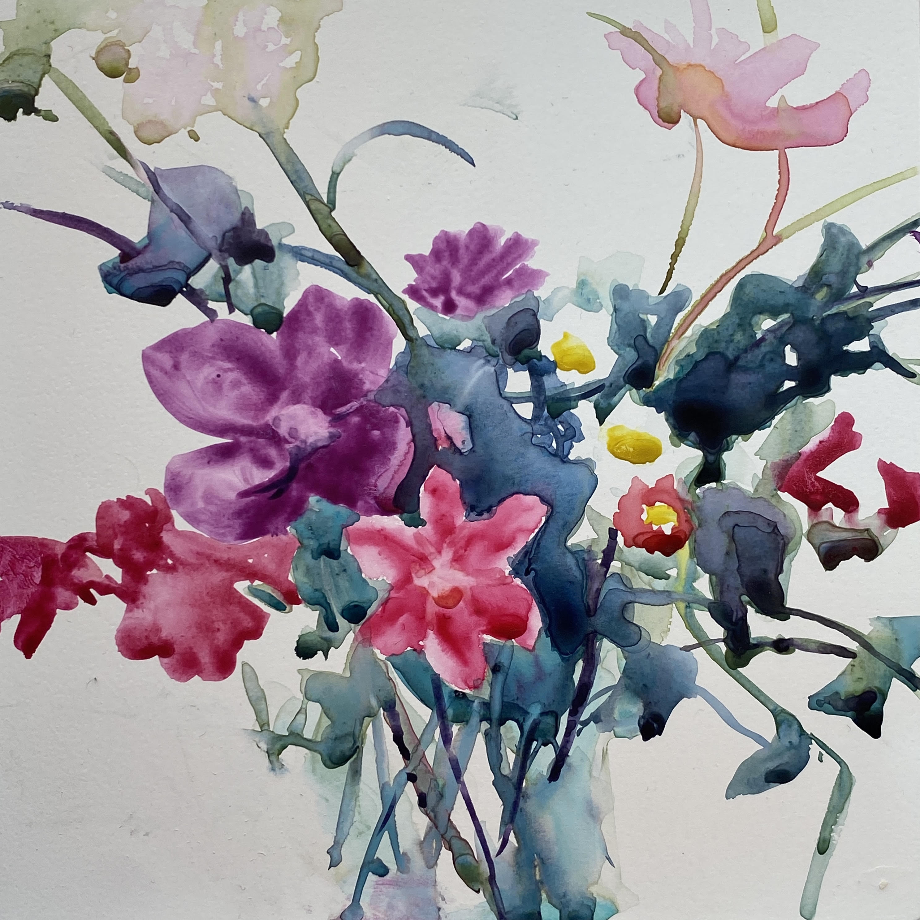 Watercolour Flowers with Sheena Phillips, Mountain Coffee, Haddington